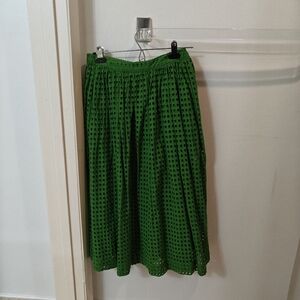 Kate Spadex Target Eyelet Midi Skirt